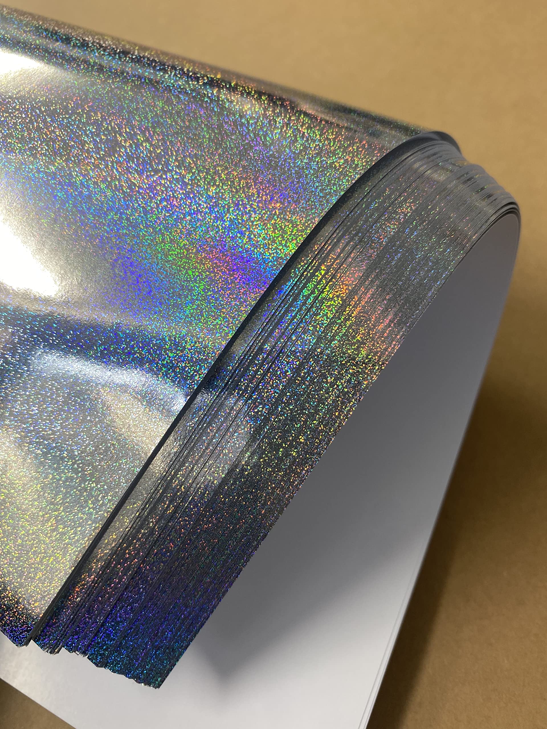 Amazon | 【日本製】高輝度 キラキラ ホログラムペーパー 裏面シール